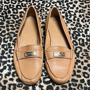 Coach Brown Leather Loafers for Women